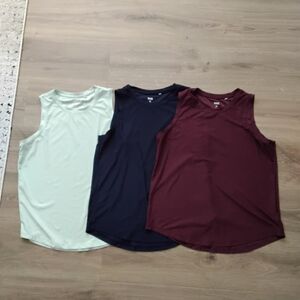DSG Women's Muscle Tees - Mint, Navy, Burgundy